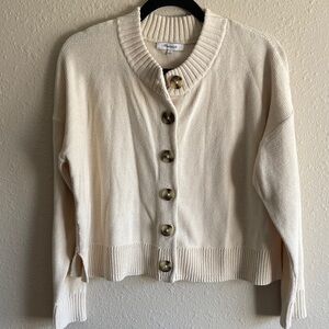 Madewell cropped cardigan S